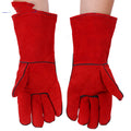 Leather welding gloves