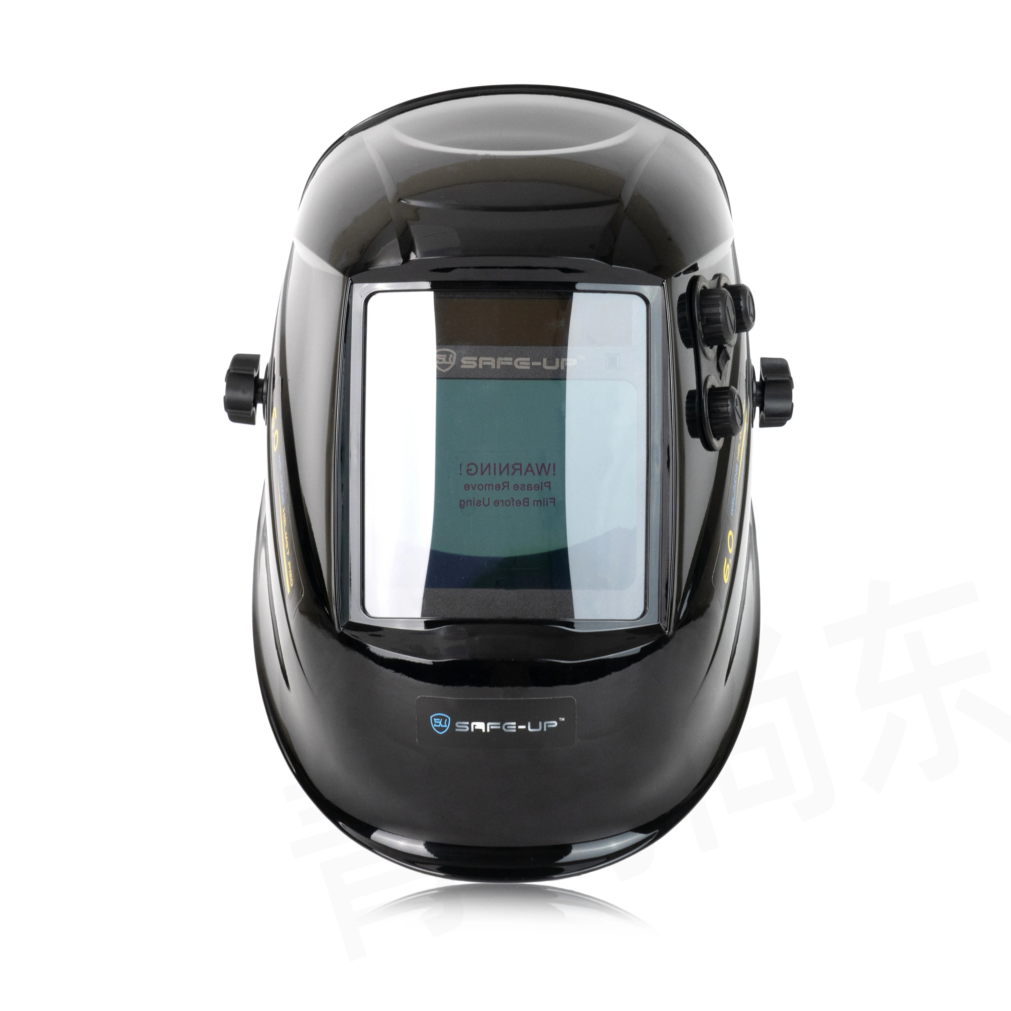 Welding helmet - lens detail